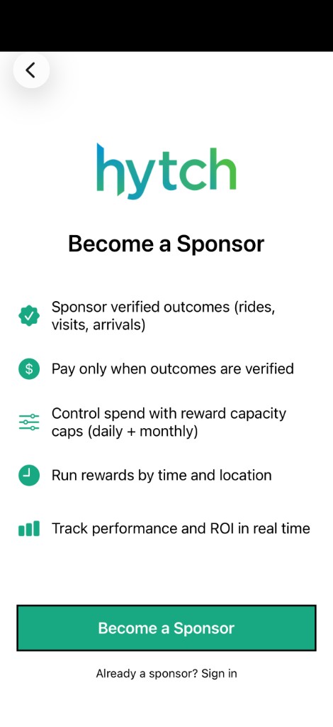 Hytch — Become a Sponsor